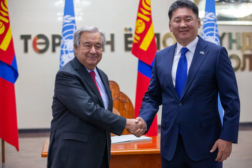 А.Гутерреш: Монгол Улс бусад улсыг ч хангах хэмжээний сэргээгдэх эрчим хүчний их нөөцтэй